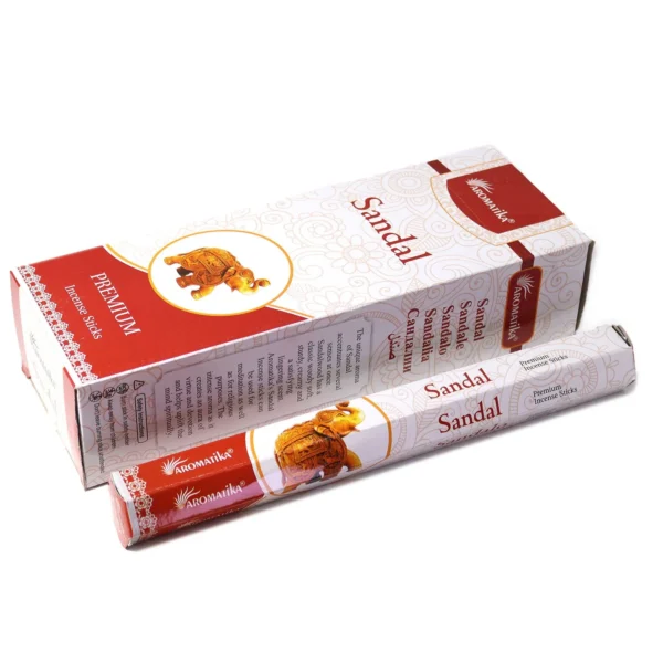 Aromatika Charcoal Free Hex Incense Sticks  - Sandal