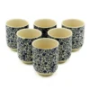 bG9jYWw6Ly9tZWRpYS9TSy9DRC82MFIzMEMxRzZXUktDRFNLLzkyOTIzNWQ0LmpwZWc.webp Herbal Tea Cups - Blue Pattern set of six cups