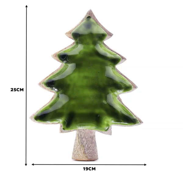 Beautiful Wood and glass Christmas tree