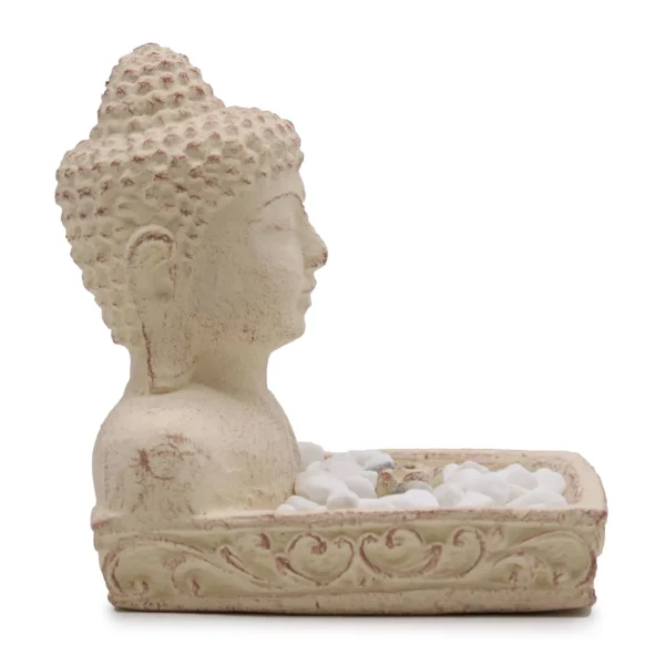 Buddha Fengshui Incense Holder Bundle Pack (cream) with 3 sets of Incense Sticks