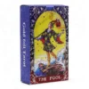 bG9jYWw6Ly9tZWRpYS9TTi84RC82MFIzMEMxSjY0Uks4RFNOL2IxN2ZiOGI1LmpwZw.webp Blue Foil Tarot Card Set - Mandala - with booklet