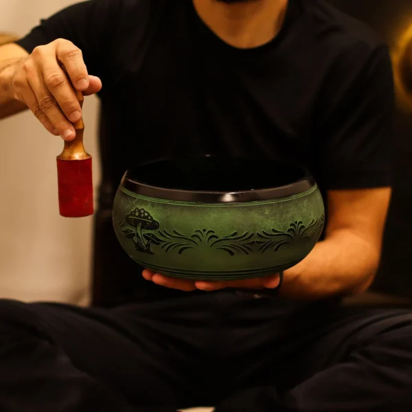 Clay Tibetan Singing Bowl - Great Gift