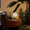 DriftGlow Lamp Grey Luna Shade