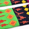 bamboo socks Funky bamboo socks in closeup. Bamboo socks to make your feet less sweaty and more comfortable