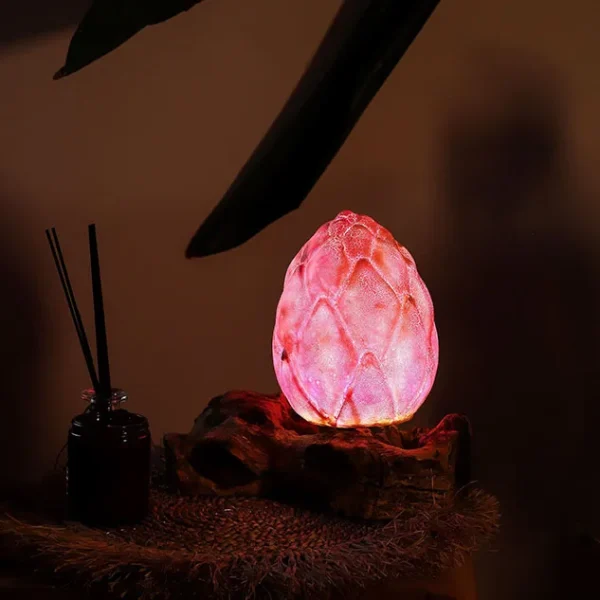 Crackle Dragon Egg Lamp