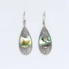 Silver & Abalone Earrings from Funkystride Unique Gifts