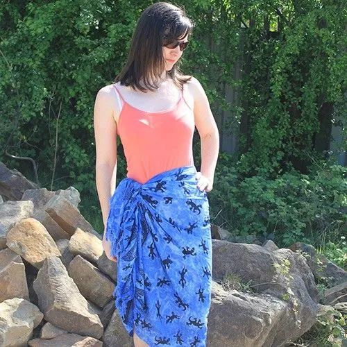 Funky Sarong in Blue