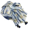 bG9jYWw6Ly9tZWRpYS85Ti9DRC82MFIzMEMxSDc0UzNDRDlOL2I3NDUyNzFkLmpwZWc.webp Nomad Sari On the Med Collection - Pareo - Blue Tie Dye and Block Print