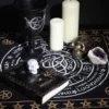 bG9jYWw6Ly9tZWRpYS85UC9KRS82MFIzMEMxRzZXU0tKRTlQLzNjYWIxZmNhLmpwZWc.webp Esoteric Fringed Altar Cloth - Life Death Rebirth