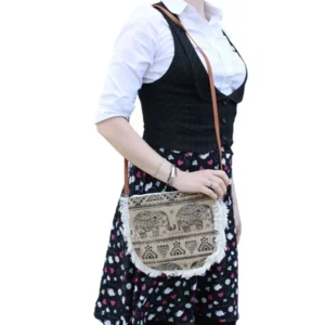 bG9jYWw6Ly9tZWRpYS85Uy8wQy82MFIzMEMxRzZSUjMwQzlTLzFkZWI4MDA4LmpwZWc.webp Fab Fringe Bag - Elephant Print