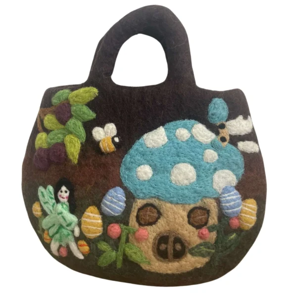 bG9jYWw6Ly9tZWRpYS8xRy9KRC82MFIzMEMxSDc0UzNKRDFHL2Y0NDE1ZWNjLmpwZWc.webp Fairy Garden Felted Bag