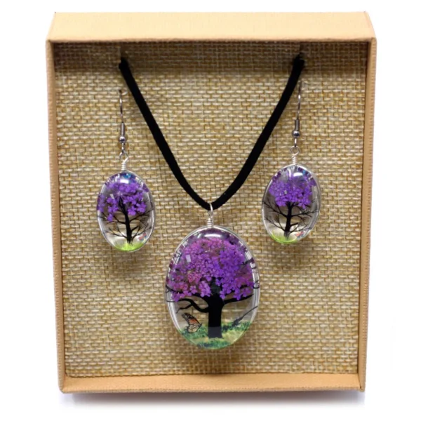 Pressed Flowers – Tree of Life set – Lavender Pressed Flowers – Tree of Life set – Lavender