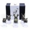 Wild Forest Creatures shot glasses Wild Forest Creatures shot glasses