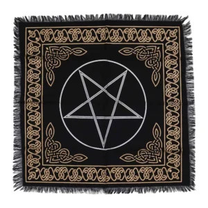Fringed Altar Cloth Pentagram and Celtic