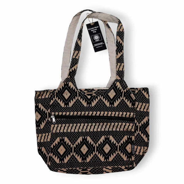 desert loom jacquard print bag