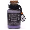 Ancient Witch Bath Spell Potion and Rock Crystal Amulet - Cleansing