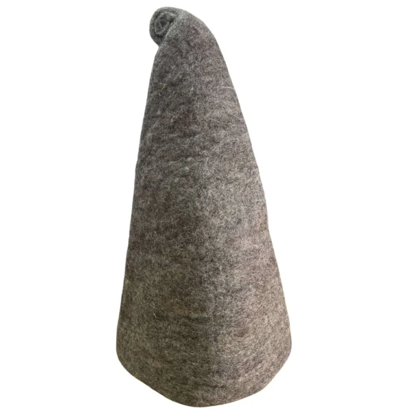 bG9jYWw6Ly9tZWRpYS9IUy9KQy82MFIzMEMxSDc0UzNKQ0hTLzQzM2IxOGQwLmpwZWc.webp Felted Sauna Wizard Hat - Natural Brown