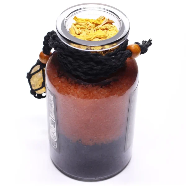 Ancient Witch Bath Spell Potion and Citrine Crystal Amulet - Success