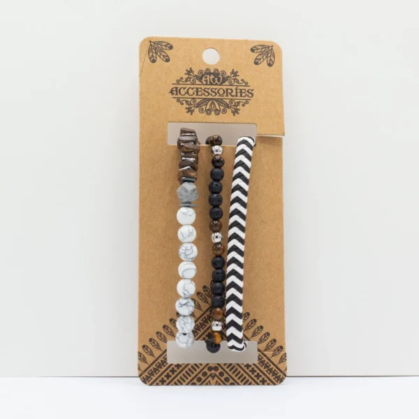 bG9jYWw6Ly9tZWRpYS9TUC9HRC82MFIzMEMxRzZXU0tHRFNQL2ZiMjNlNDYwLmpwZWc.webp Mens Premium Bracelet Sets - City Slicker Blacks (asst)