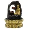 bG9jYWw6Ly9tZWRpYS85SC8wRC82MFIzMEMxRzZSVkswRDlIL2E1ZGRhMmZiLmpwZWc.webp Tabletop Water Feature - 30cm - Golden Meditating Buddha
