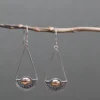 Silver and Gold Earring - Luna Balance