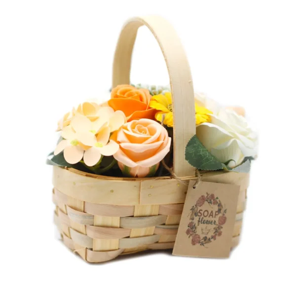 Medium Orange Soap Flowers