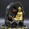 bG9jYWw6Ly9tZWRpYS85UC8wRC82MFIzMEMxRzZSVkswRDlQL2VjNDM4YjhkLmpwZWc.webp Tabletop Water Feature - 30cm - Golden Meditating Buddha