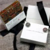 Silver and Gold Earring - Classic Round