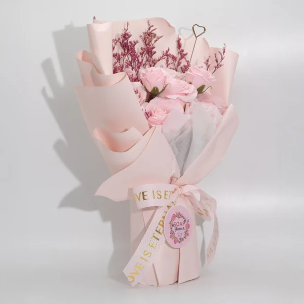 bG9jYWw6Ly9tZWRpYS8xTS8yQy82MFIzMEMxSjY0U0syQzFNLzllMmQwMTU2LmpwZw.webp Large Pink Roses Bouquet - Love is Eternal - Gift Card