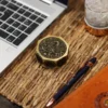 Solid Brass Feng Shui Fortune Spinner: Dragon and Lucky Cat Edition