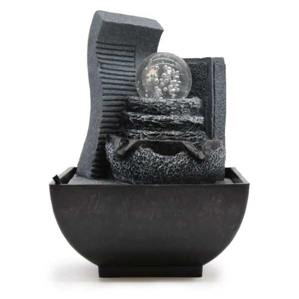 bG9jYWw6Ly9tZWRpYS9IUy8wRC82MFIzMEMxRzZSVkswREhTLzk3ZGZmZjNjLmpwZWc.webp Tabletop Water Feature - 18cm - Cascading Rock Formation