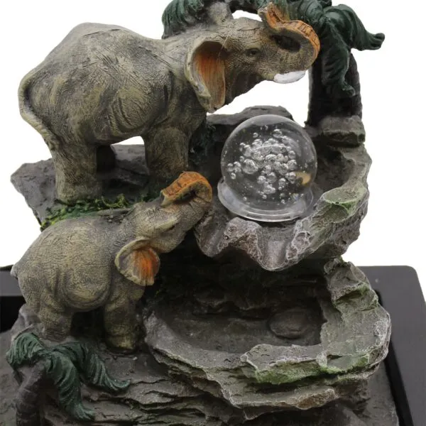 bG9jYWw6Ly9tZWRpYS9TUS8wRC82MFIzMEMxRzZSVkswRFNRLzgyMWU3OGI0LmpwZWc.webp Tabletop Water Feature - 30cm - Elephant Family