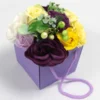 Soap Flower Bouquet - Purple Flower Garden