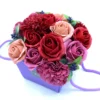 Soap Flower Bouquet - Purple Flower Garden