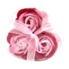 bG9jYWw6Ly9tZWRpYS9IRy9BRC82MFIzMEMxRzZHVjNBREhHLzUxMmUyYTUxLmpwZWc.webp Set of 3 Soap Flower Heart Box - Pink Roses