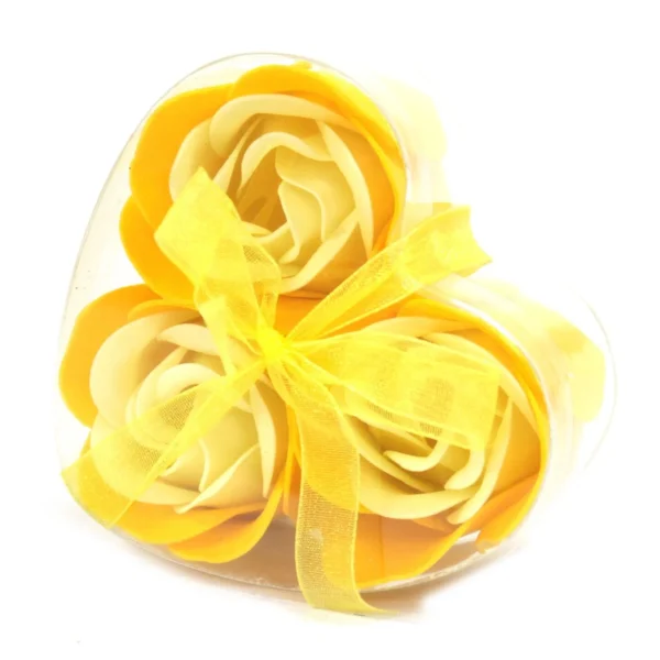 bG9jYWw6Ly9tZWRpYS9ISi9BRC82MFIzMEMxRzZHVjNBREhKLzE3OGU5YzY1LmpwZWc.webp Set of 3 Soap Flower Heart Box - Spring Roses