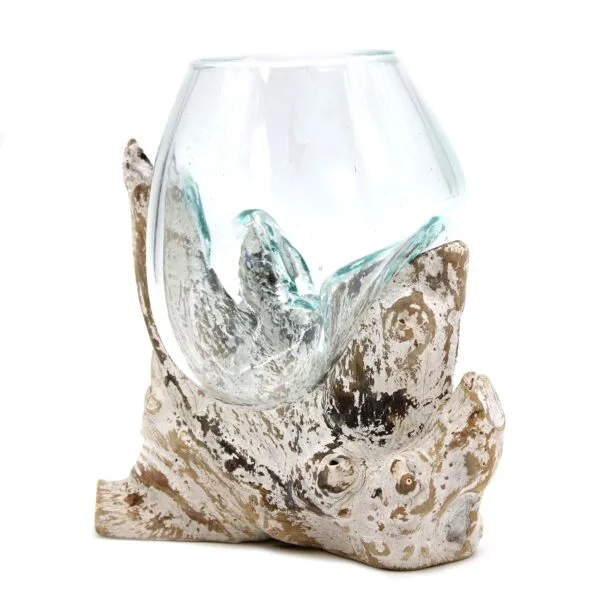 bG9jYWw6Ly9tZWRpYS85Ry80RS82MFIzMEMxRzZSVDM0RTlHL2NiZmEwMDg3LmpwZWc.webp Molten Glass on Whitewash Wood - Medium Bowl