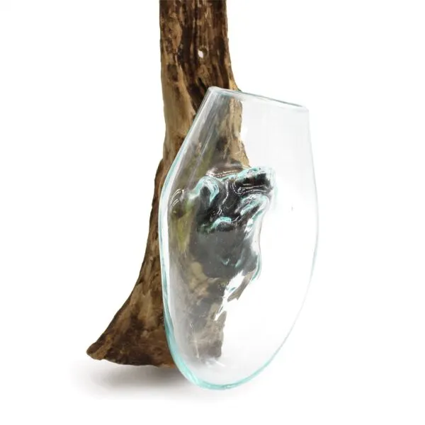 bG9jYWw6Ly9tZWRpYS85Ry84RC82MFIzMEMxRzZNU0s4RDlHLzliODBhZTBjLmpwZWc.webp Molten Glass on Wood - Hanging Bowl