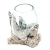 bG9jYWw6Ly9tZWRpYS85SC80RS82MFIzMEMxRzZSVDM0RTlILzliZTY1MmY4LmpwZWc.webp Molten Glass on Whitewash Wood - Medium Bowl