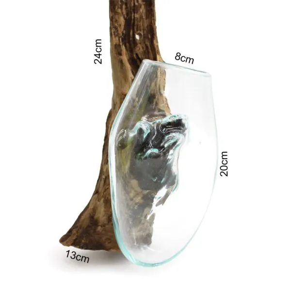 bG9jYWw6Ly9tZWRpYS85SC84RC82MFIzMEMxSDc0U0s4RDlILzJjZjBlOTUyLmpwZWc.webp Molten Glass on Wood - Hanging Bowl