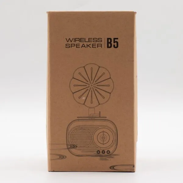 Retro Mini Gramophone Speaker - Bluetooth and FM Radio - 5 watt x 1