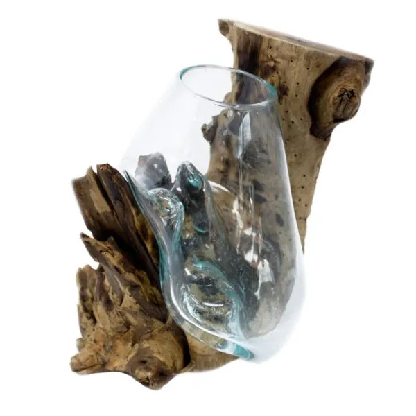 bG9jYWw6Ly9tZWRpYS8xTi84RC82MFIzMEMxRzZNU0s4RDFOLzViMzNiNTNiLmpwZWc.webp Molten Glass on Wood - Hanging Bowl