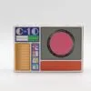 C-10 Wireless Speaker Box Design Navy Retro Style - Vibrant Colours C-10 Wireless Speaker packaging with bold geometric shapes, bright colours, and modern retro design.