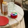 Red Mandala Lighting Effect Mini Speaker