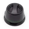 A black cylindrical Bluetooth speaker with green “G300C” branding and a matte modern design.
