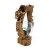 bG9jYWw6Ly9tZWRpYS9TUC9BQy82MFIzMEMxRzZSVjNBQ1NQLzA4YjFhMDc1LmpwZWc.webp Hand-blown glass vase fused with natural driftwood base, creating a rustic decorative sculpture.