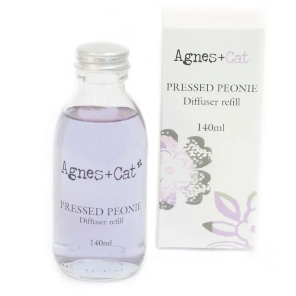 Agnes + Cat Reed Diffuser Refill - Pressed Peonies 150ml