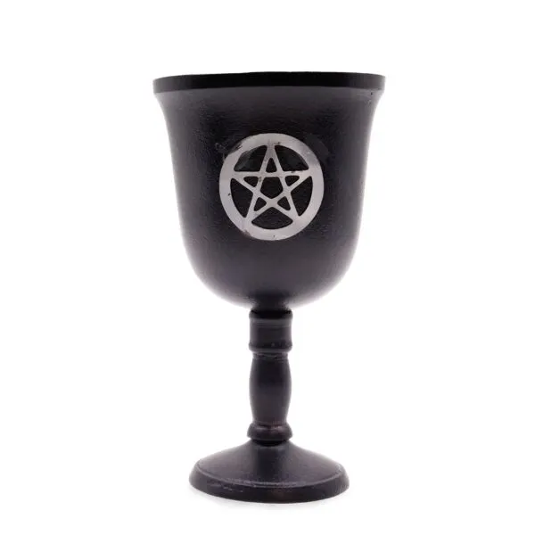 bG9jYWw6Ly9tZWRpYS85Uy9HRS82MFIzMEMxRzZXU0tHRTlTLzIwOWI3ODMxLmpwZWc.webp Iron Ritual Goblet - Pentagon - 20x11cm