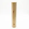 Hexagonal Block Birchwood Pale Yellow Smooth Finish Wooden Rain sticks (50cm) Manglid