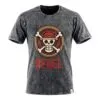 Nomad Sari Stonewashed Cotton T-Shirt - Rebel - Charcoal - Medium